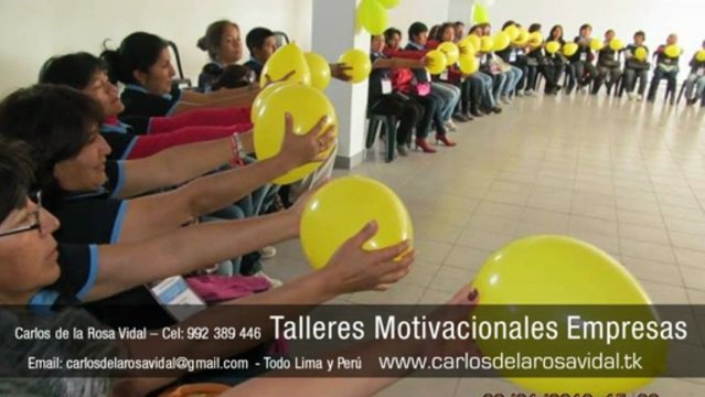 Carlos de la Rosa Vidal Charlas Motivacionales