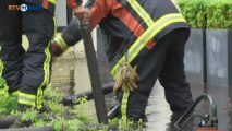 Centrum Winschoten blank door wolkbreuk - RTV Noord