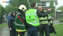 Woningbrand in Harkstede door blikseminslag - RTV Noord