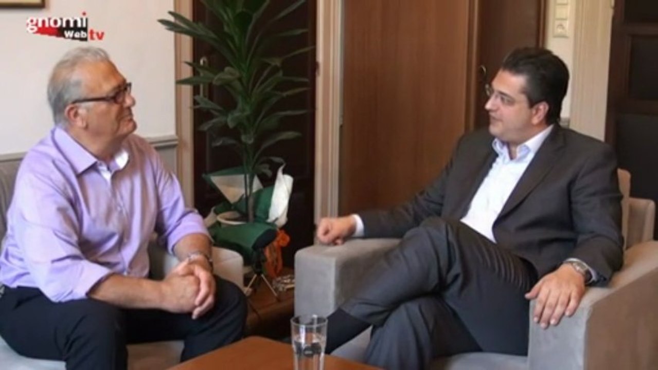 Ο Περιφερειάρχης Κεντρικής Μακεδονίας Α. Τζιτζικώστας μιλά στη ΓΝΩΜΗ