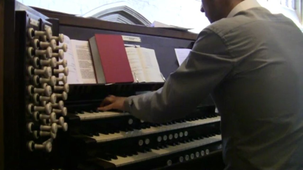 Jesus in the olive grove - Chris Lawton at St Olave's Church, London