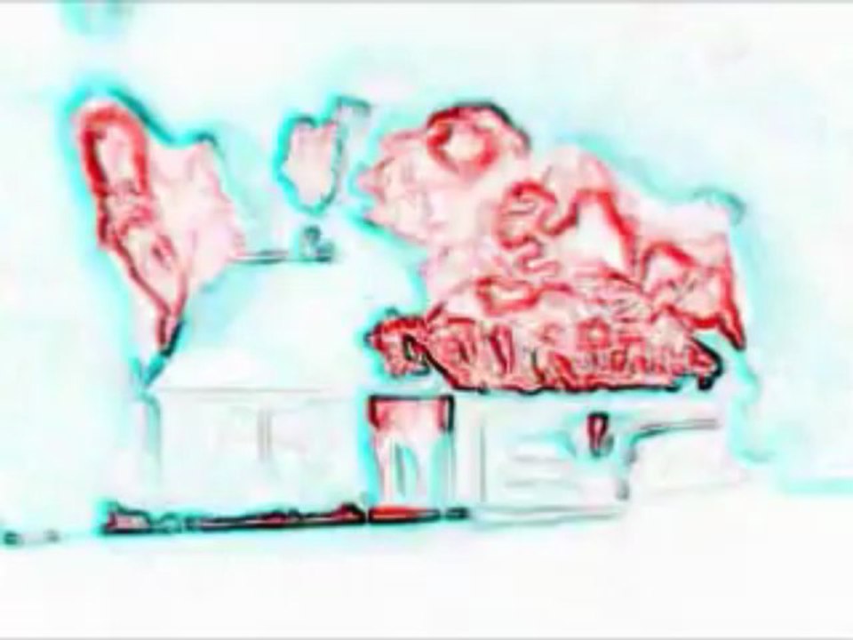 Cartoon House Fire Beds Are Burning
