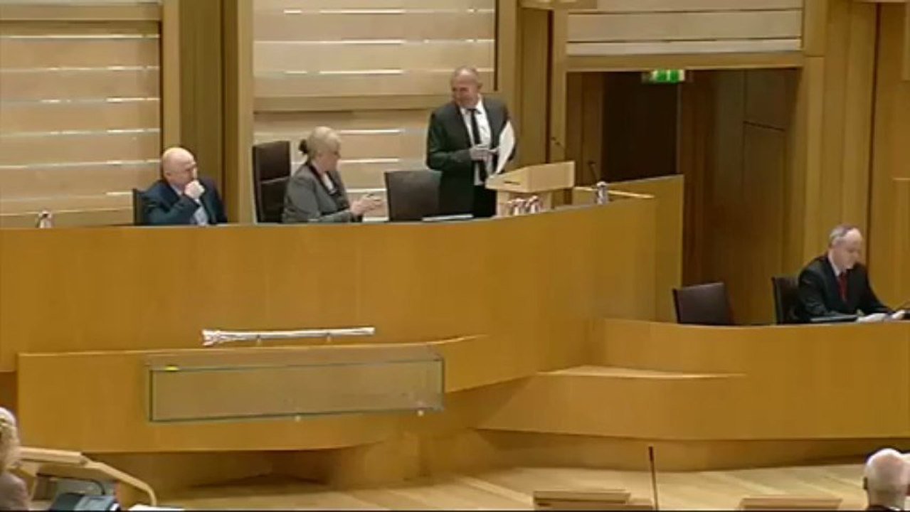 Un CEO proclame l'Évangile au Parlement écossais