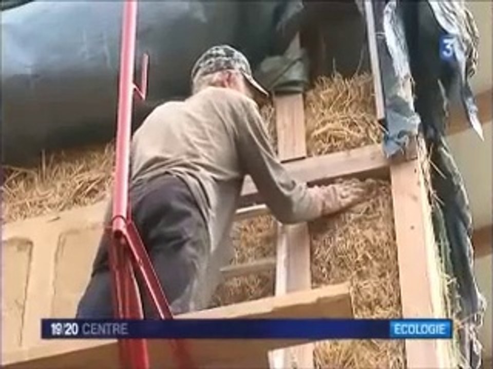 La construction paille en région Centre (France 3)