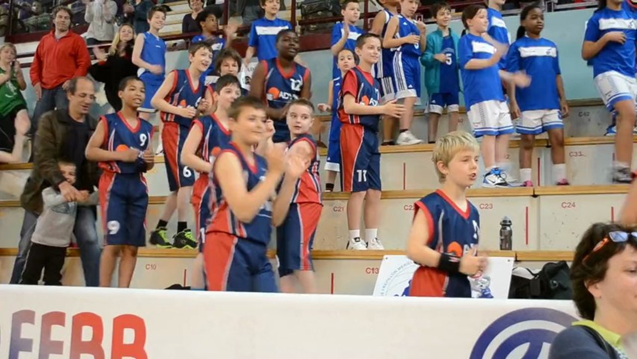 Poussins du BCFMM à la Fête Nationale du Minibasket