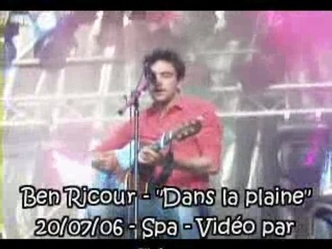 Ben Ricour dans la plaine