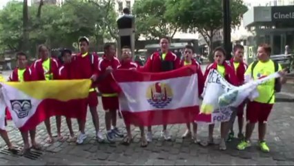 Tahití agradece a Maracaná