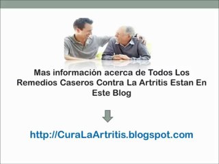 Download Video: Remedios Caseros Para El Dolorde Artritis - curar la artritis con medicina natural