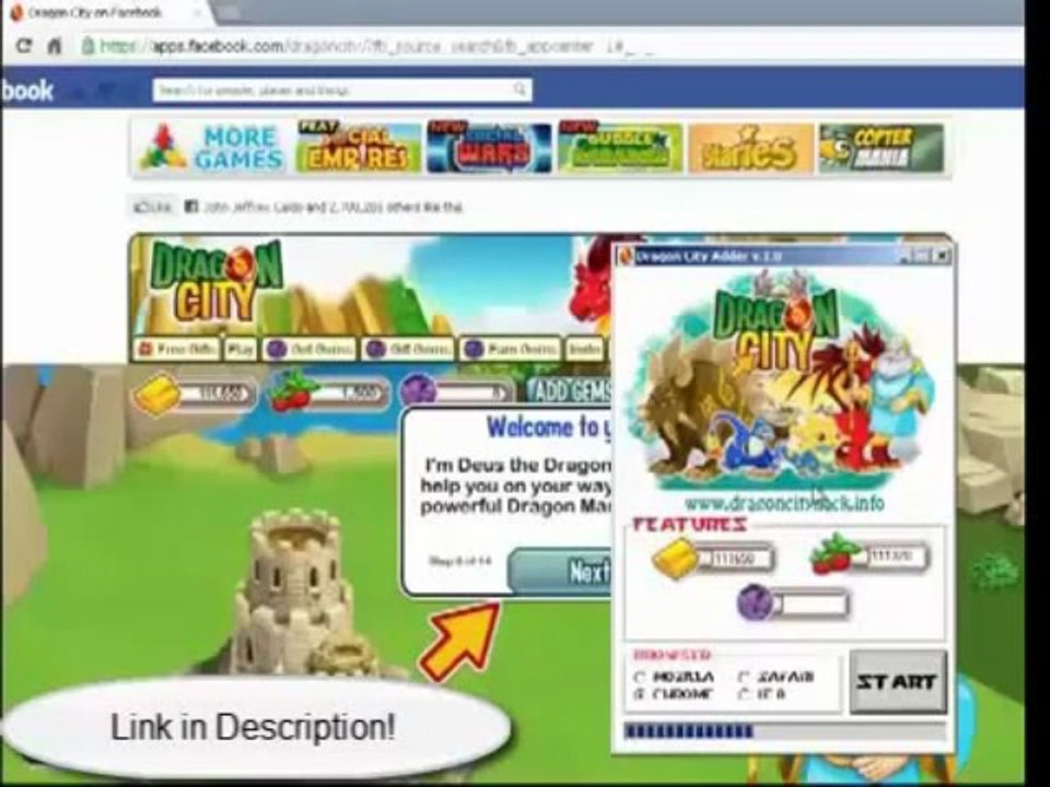 Dragon City Hack Tool Download Updated June 2013
