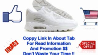 *( Start now Nike Men's NIKE AIR MAX 90 LEATHER RUNNING SHOES 10.5 (WHITE WHITE) Best Deal _%@