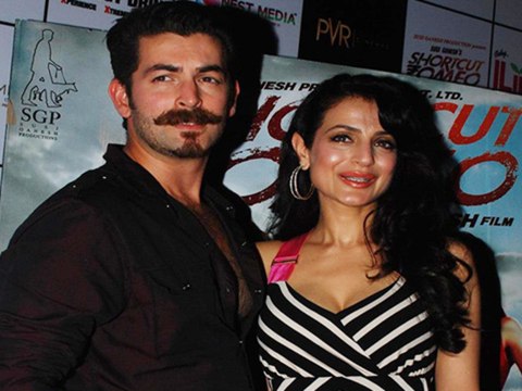 Amisha Patel and Neil Nitin Mukesh at Screening of Shortcut Romeo