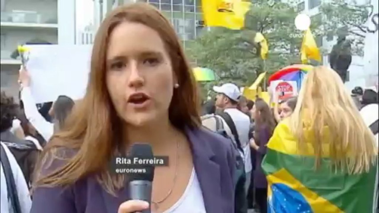 Young professionals join Sao Paulo protests