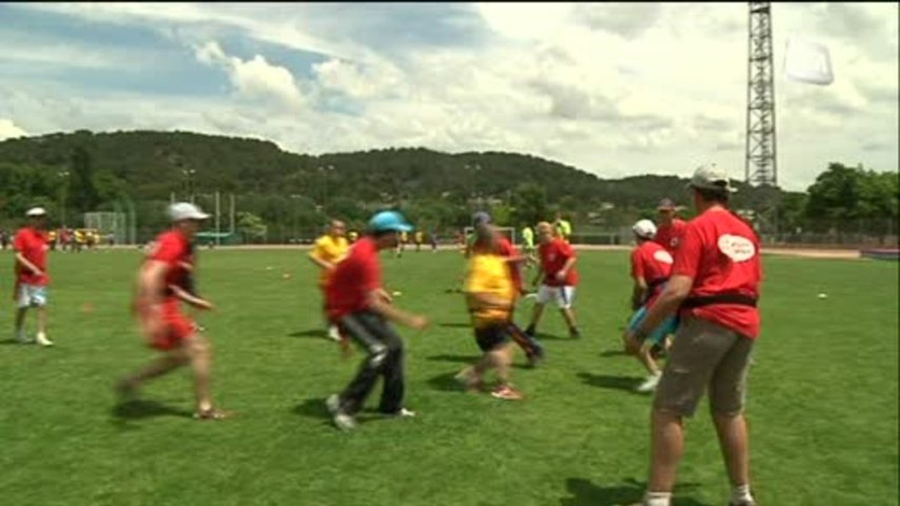 Handisport: un tournoi de rugby adapté