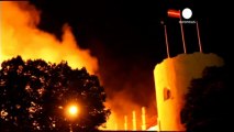 Lettonia: a fuoco il Castello di Riga