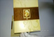 W-5262, Multicolor Offset, Islamic Cards, Indian Invitations, Scroll Wedding Invites