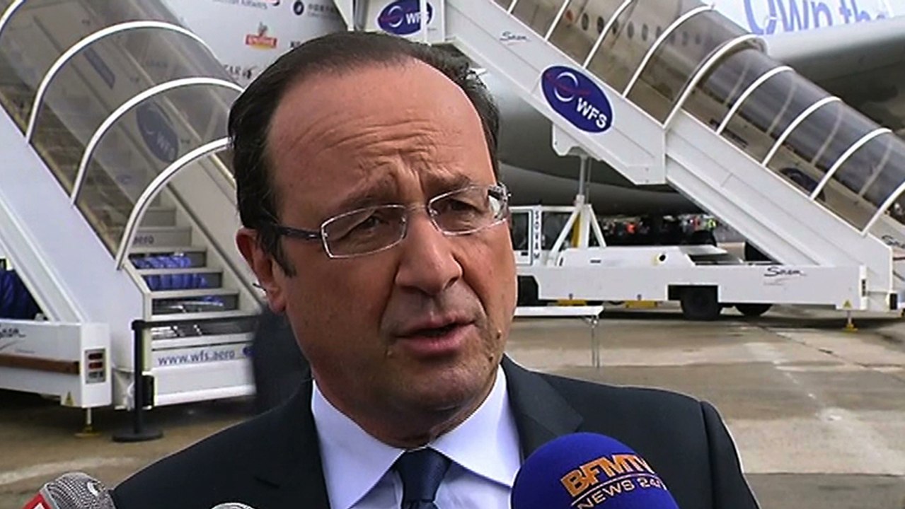 Interview du président de la République au 50ème Salon du Bourget #PAS13