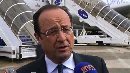 Interview du président de la République au 50ème Salon du Bourget #PAS13
