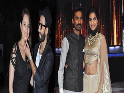 Sonakshi Sinha Ranveer Singh Sonam Kapoor Dhanush PDA Captured on CAMERA