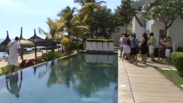 Mauritius Hotel Le Recif Attitude Pointe Aux Piments Mauritius Restaurant Teller 3 Gänge Menue