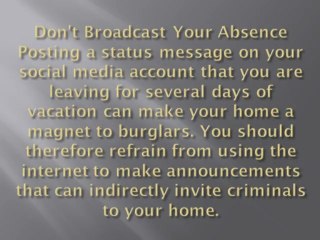 How to Burglar-Proof Your Home