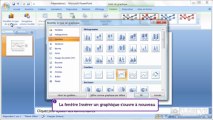 Comment insérer un graphique avec PowerPoint 2007 ?