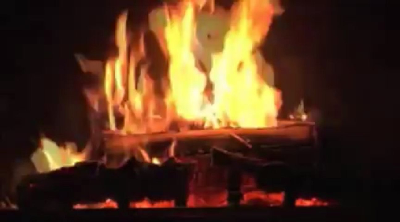 Rain and a Fireplace