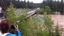 House washed away by flooding in Canada