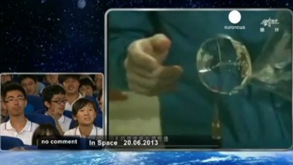 La physique enseignée depuis l'espace - no comment