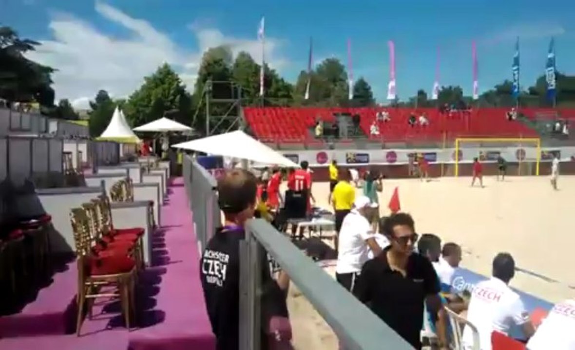Beach soccer à Valence