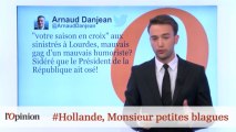Tweetclash : #Hollande, Monsieur petites blagues