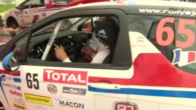 Les pilotes Rallye Jeunes au Rallye des Vins Mâcon