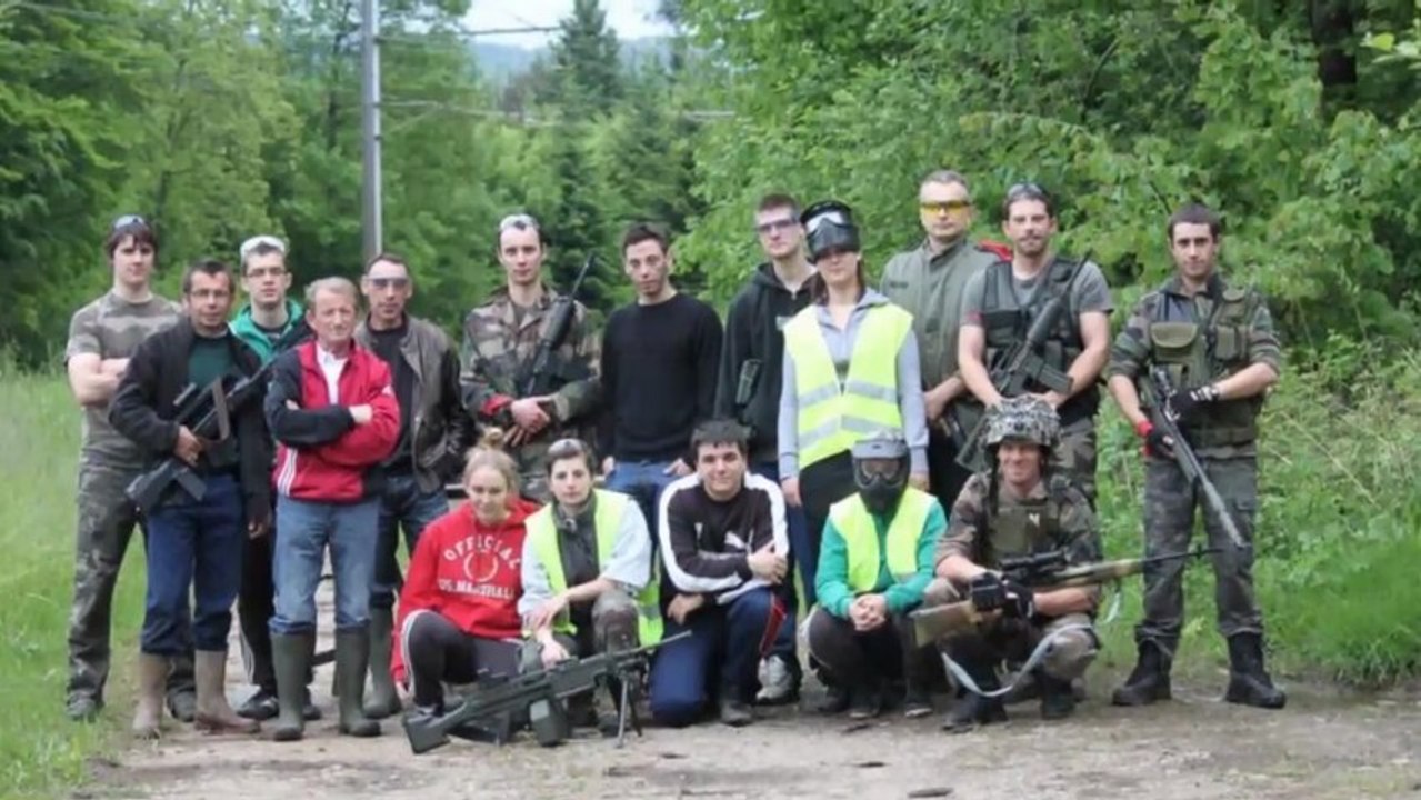 journée airsoft découverte, team FSJ a Balanod (39) JURA
