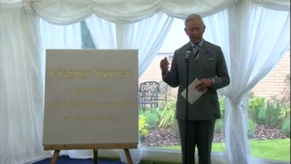 Prince Charles opens home for families of wounded troops