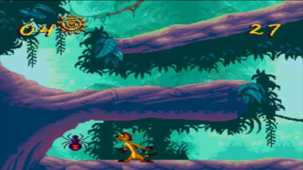 Le Roi Lion Snes le volcan