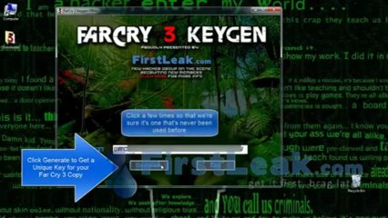 Far Cry 3 Serial Keygen