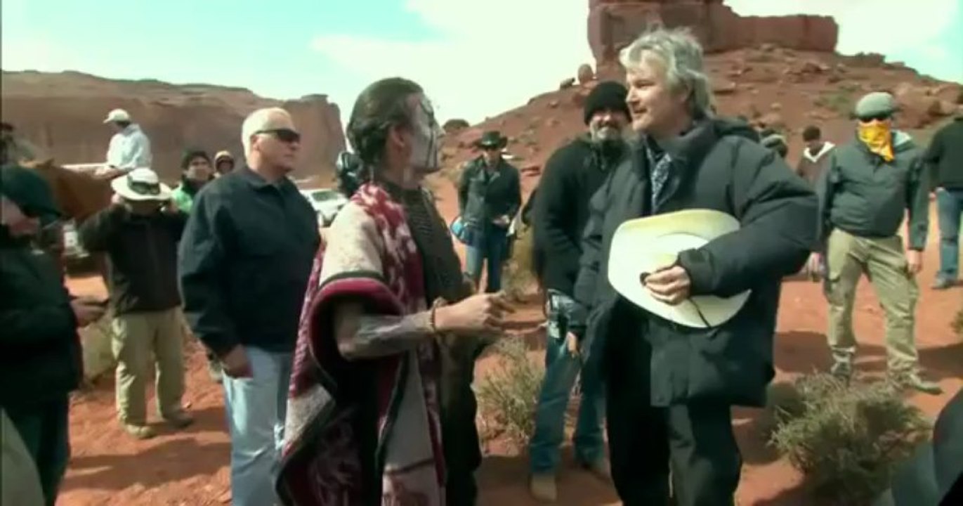 Johnny Depp is trampled by his horse on the set of the film The Lone Ranger