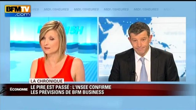 Chronique éco de Nicolas Doze: l'Insee prévoit la sortie de la récession - 21/06