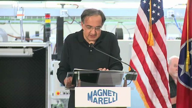 Autosital - Discours de Sergio Marchionne à l'usine Magneti Marelli