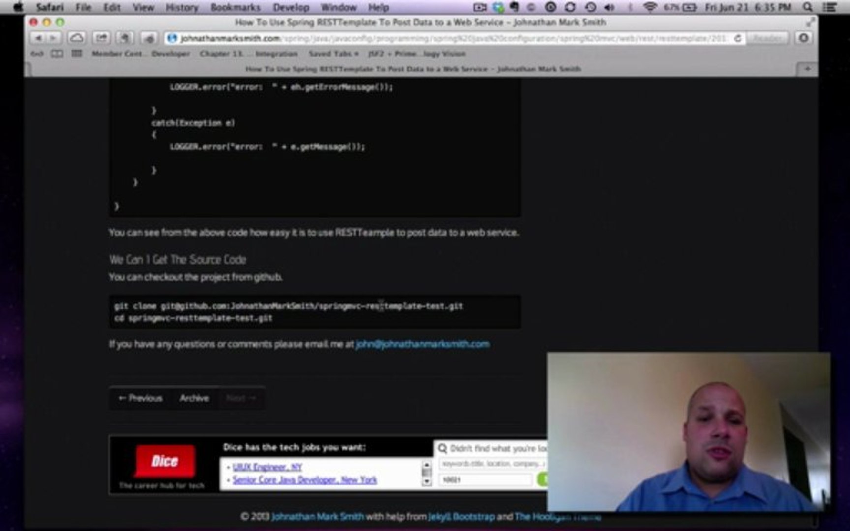 ⁣How To Use Spring RESTTemplate To Post Data to a Web Service