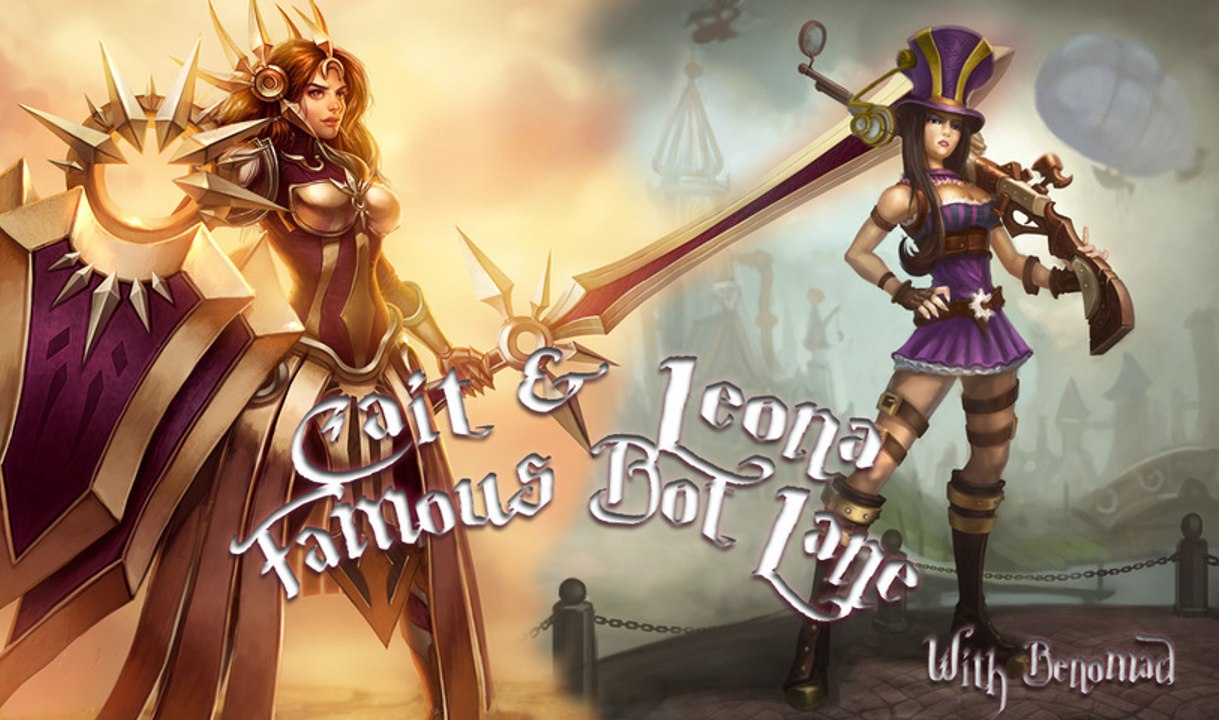 Replay Cait & Leona Bot Lane vs 3 worst noobs