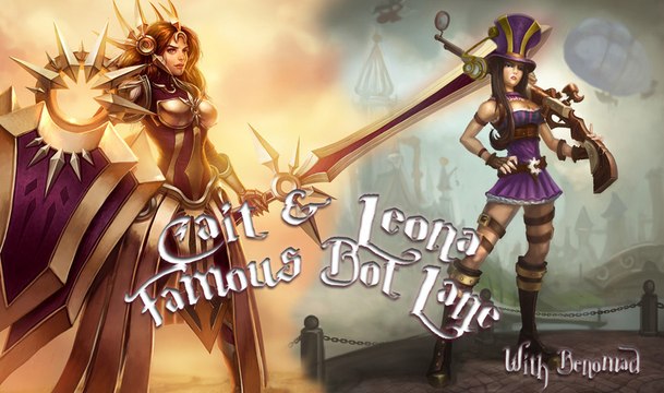 Replay Cait & Leona Bot Lane vs 3 worst noobs