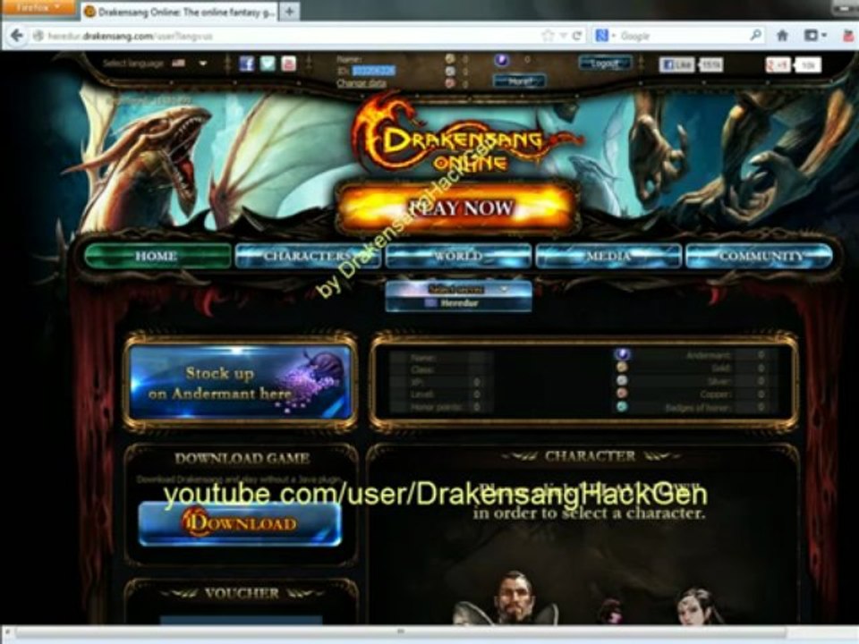 [New Release] Drakensang Andermant Generator - Andermant Hack - Last Update June 2013