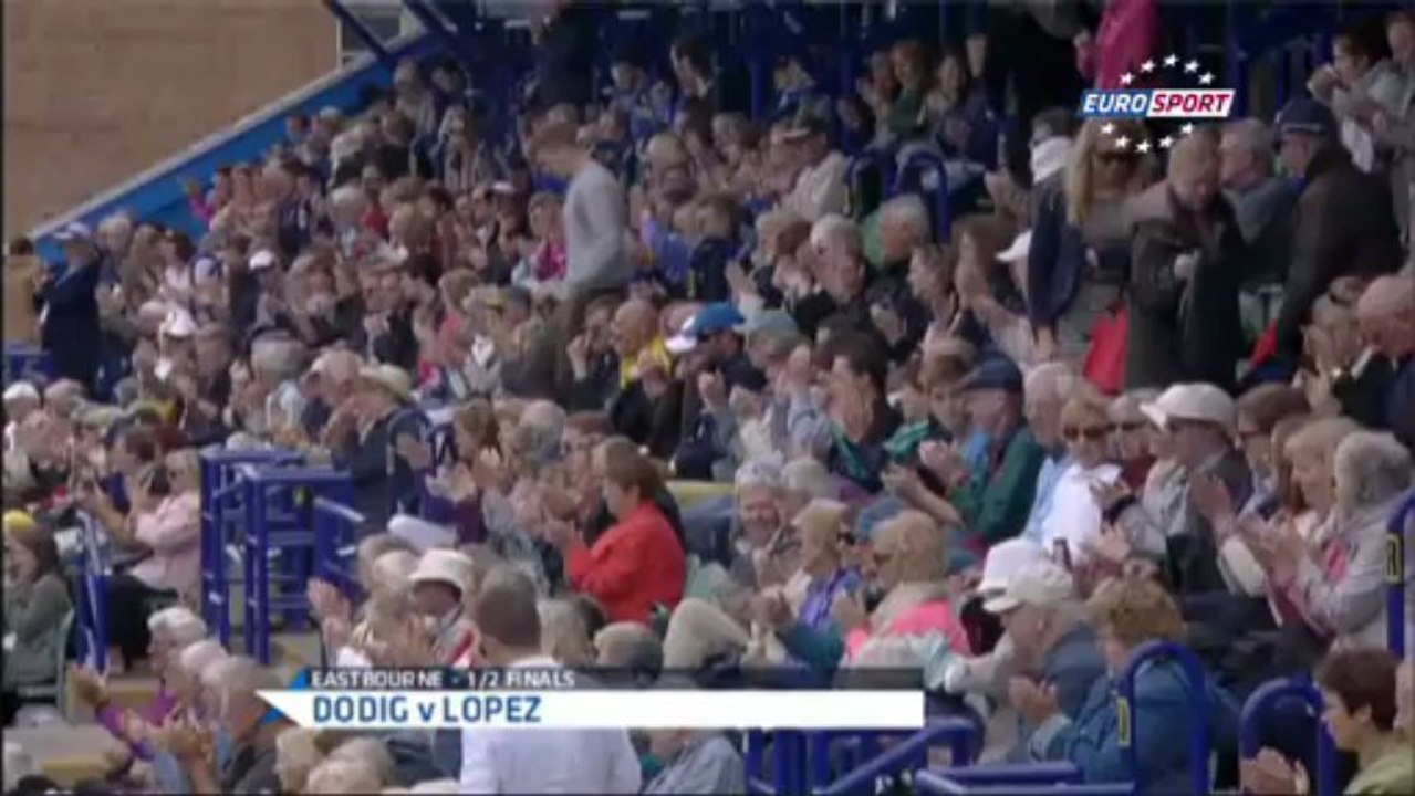 0622 ATP Eastbourne - 1/2 Finals: Seppi v Simon & Dodig v Lopez