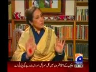 Jugnu Mohsin in Bayad e Benazir Bhutto (GEO TV 24th Jan 2013)