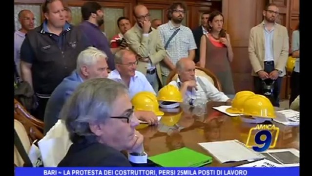 Bari | La protesta dei costruttori, persi 25 mila posti di lavoro