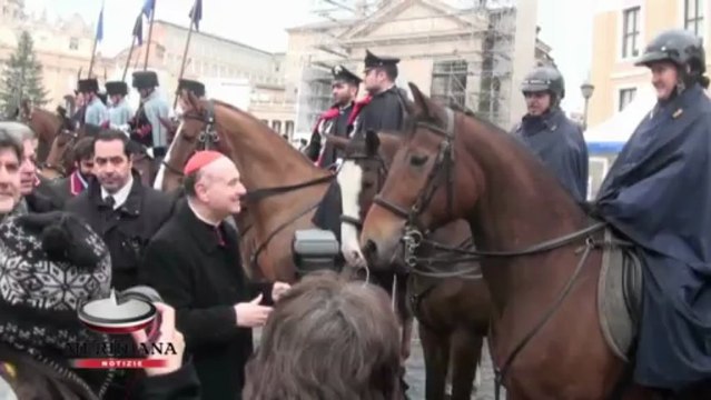 A San Pietro una stalla sotto il cielo per la giornata dell'allevatore