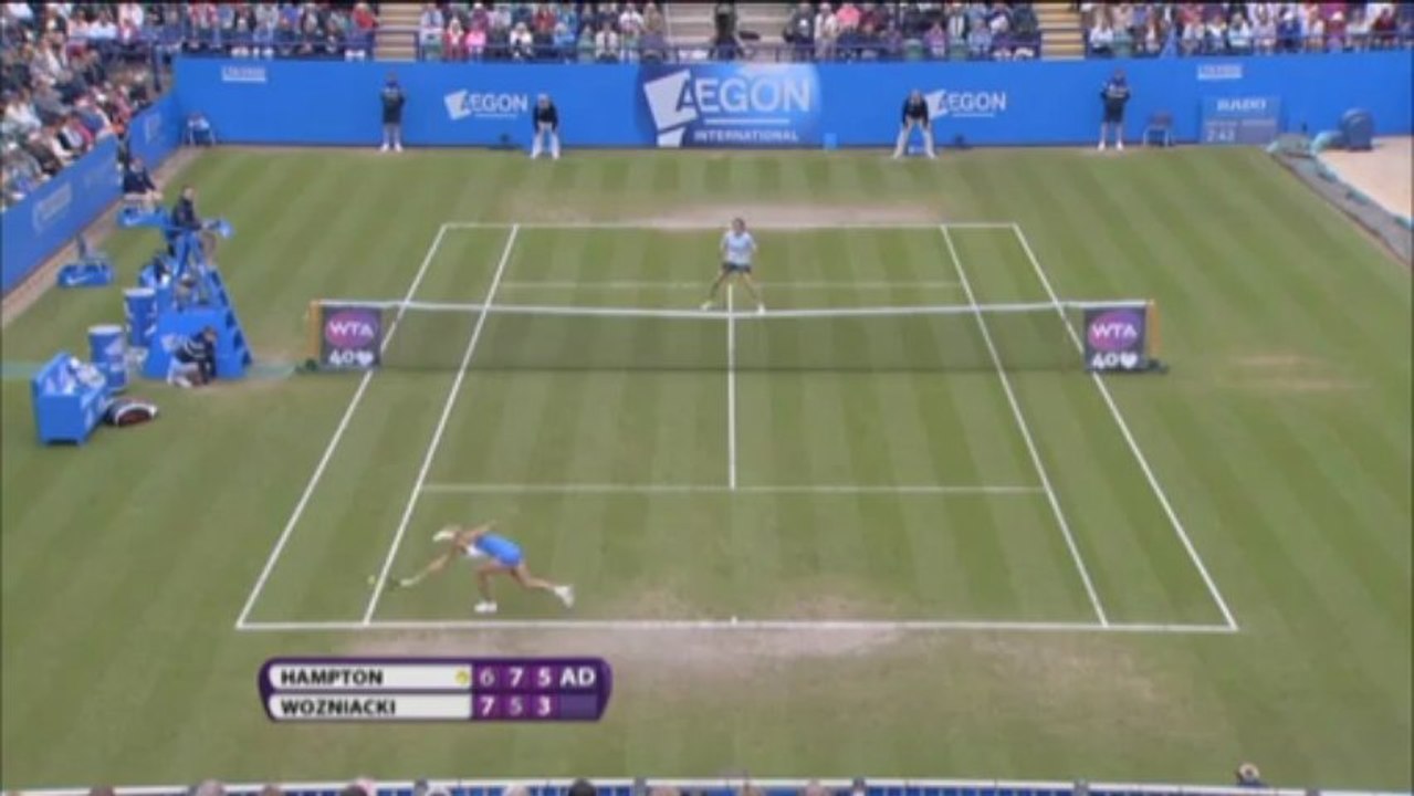 Eastbourne: Hampton mit Sensation - Wozniacki raus