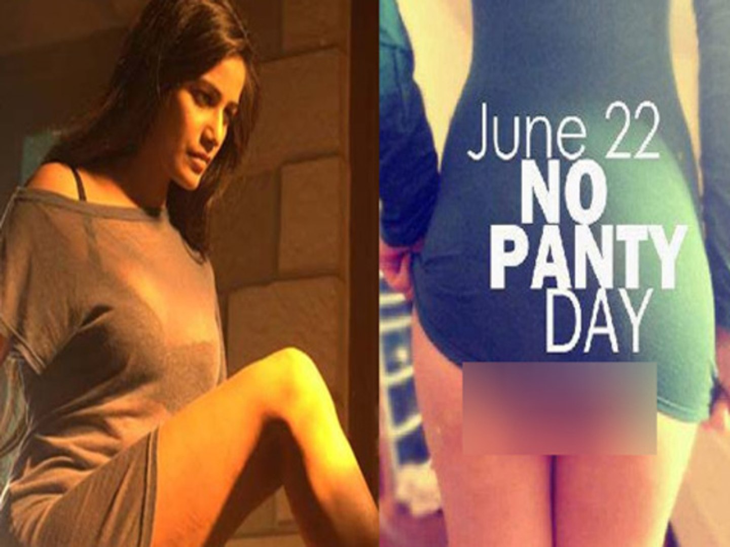 Poonam Pandey celebrates No Panty Day - video Dailymotion