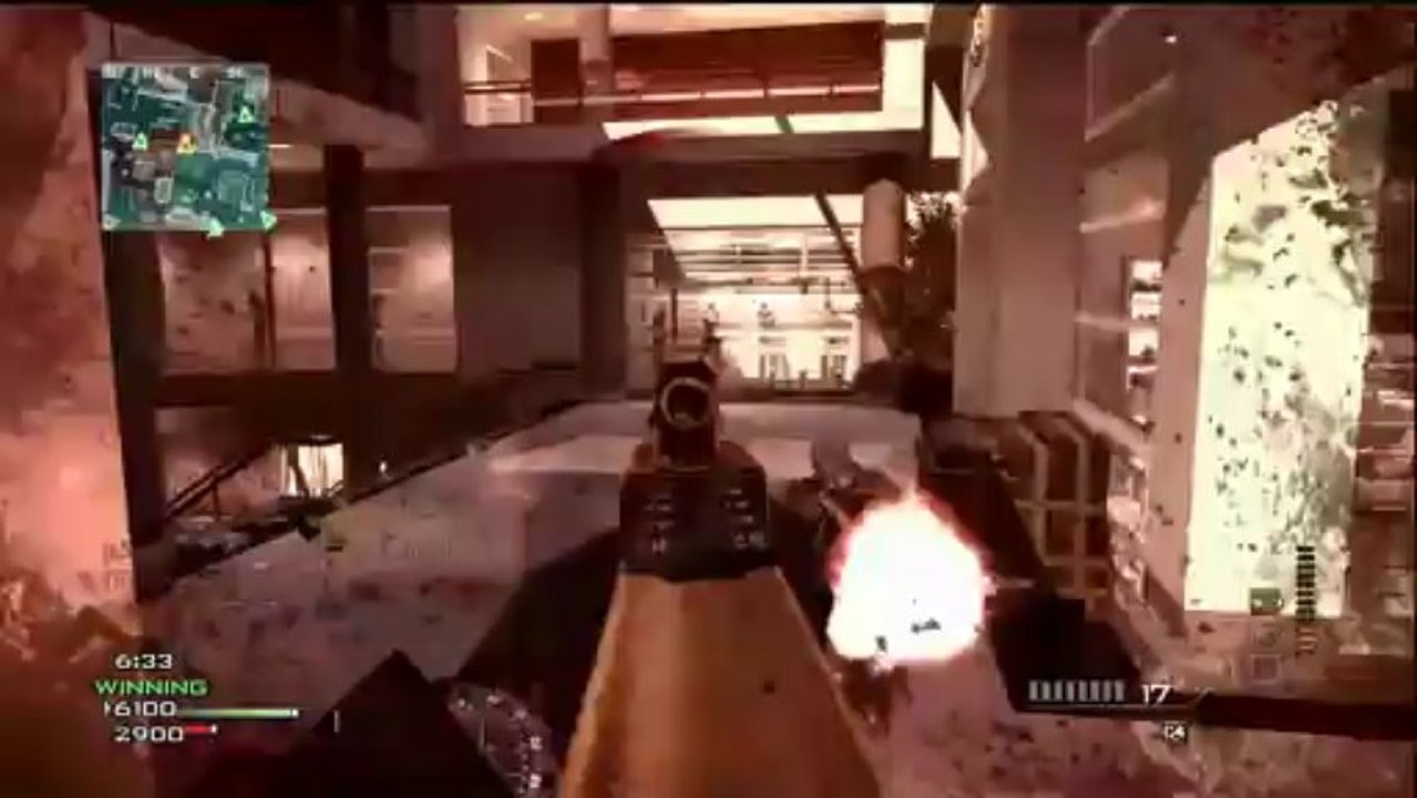 MW3 Team Spas Silencer Gameplay - Vikkstar123