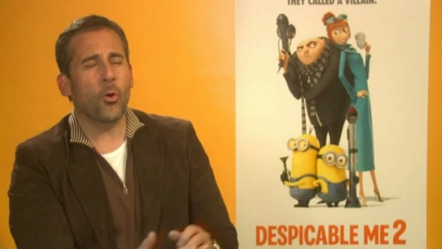 Despicable Me 2: Steve Carell in character as Gru